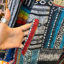 Load image into Gallery viewer, Brushed Cotton Patch Fleece Lined Hippie Jacket