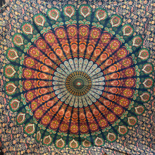 Load image into Gallery viewer, Queen Mandala Bed Throws / Wall Hangings / Couch Cover