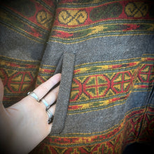 Load image into Gallery viewer, Hippie Fleece Lined Jacket Free Size ~ festival ~ gypsy