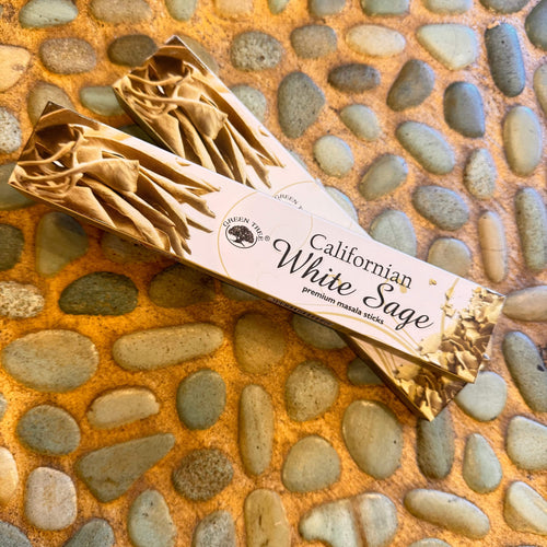 Green Tree Californian White Sage Incense Sticks