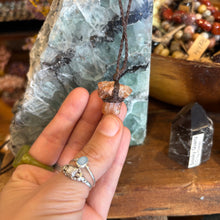 Load image into Gallery viewer, Aragonite ‘Sputnik’ Handmade Necklace