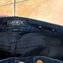 Load image into Gallery viewer, Upcycled Denim Flared Jeans Style 34 ~ Festival ~ 70s Style ~