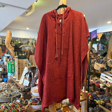 Load image into Gallery viewer, Cotton Rectangle Hippie Poncho ~ Festival ~ Gypsy