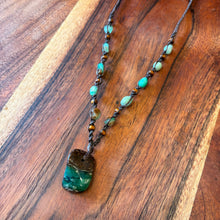 Load image into Gallery viewer, Handmade Green Chrysoprase Necklace