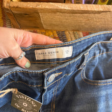 Load image into Gallery viewer, Upcycled Denim Flares ~  Festival ~ 70s Style ~ (style 11)