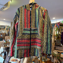 Load image into Gallery viewer, Brushed Cotton Fleece Lined Hippie Jacket