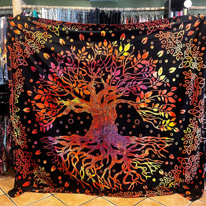 Celtic Tree of Life Wall Hanging Bed Spread