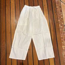 Load image into Gallery viewer, Wide Leg Cotton Pants