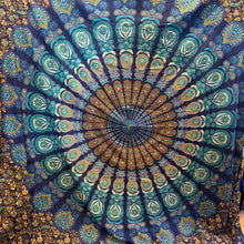 Load image into Gallery viewer, Queen Mandala Bed Throws / Wall Hangings / Couch Cover