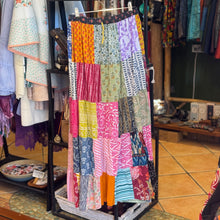 Load image into Gallery viewer, Hippie Cotton Patchwork Skirt