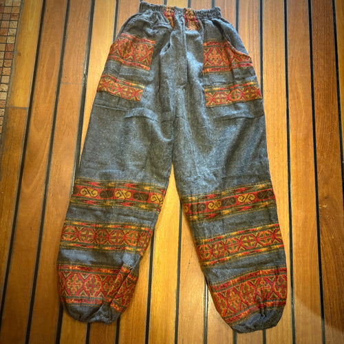 Winter Wooly Hippie Pants