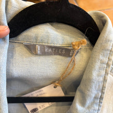 Load image into Gallery viewer, Up-cycled Denim Vest with Knitted Sleeves