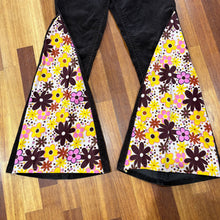 Load image into Gallery viewer, Upcycled Denim Flares ~  Festival ~ 70s Style ~ (style 47)