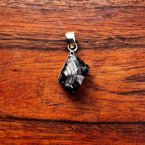 Elite Shungite Solid Sterling Silver Pendant