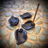 Bodhi Leaf Ceramic Incense Holder