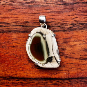 Imperial Jasper Solid Sterling Silver Pendant