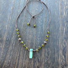 Load image into Gallery viewer, Handmade Howlite Macrame Necklace