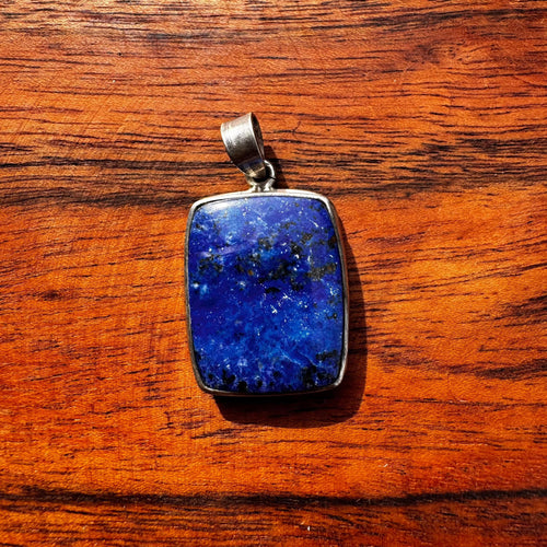 Lapis Lazuli Solid Sterling Silver Pendant