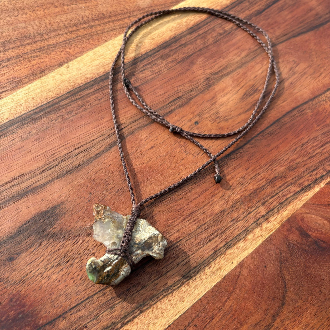 Handmade Green Chrysoprase Necklace