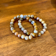 Crazy Lace Agate Tumble Bracelet