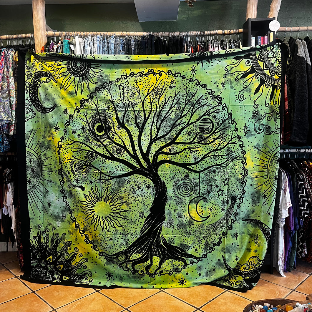 Celtic Tree of Life Wall Hanging Bed Spread