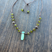 Load image into Gallery viewer, Handmade Howlite Macrame Necklace