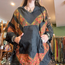 Load image into Gallery viewer, Aztec Print Triangle Winter Ponchos ~ Festival ~ Hippie ~