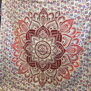 Mandala Queen - white, pink and purple