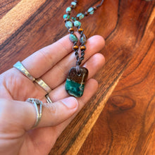 Load image into Gallery viewer, Handmade Green Chrysoprase Necklace