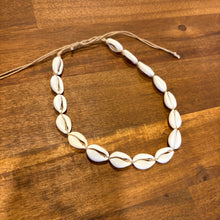 Load image into Gallery viewer, Shell Necklace Choker - White - Ocean Mermaid Vibes