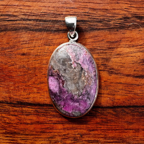 Pink Cobalt Solid Sterling Silver Pendant