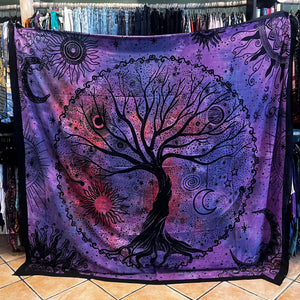 Celtic Tree of Life Wall Hanging Bed Spread