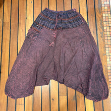 Load image into Gallery viewer, Drop Crotch Harem Pants ~ Free Size ~ boho ~ festival ~ gypsy ~