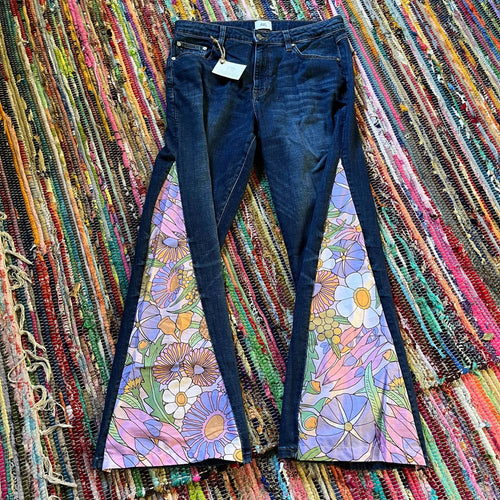 Upcycled Denim Flared Jeans Style 18 ~ Festival ~ 70s Style ~