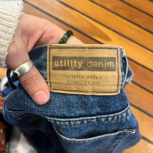 Upcycled Denim Flared Jeans Style 20~ Festival ~ 70s Style ~