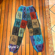 Load image into Gallery viewer, Hippie Cotton Patch Pants ~ patchwork ~ festival ~ gypsy ~