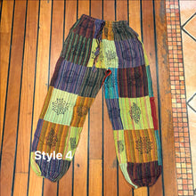 Load image into Gallery viewer, Hippie Cotton Patch Pants ~ patchwork ~ festival ~ gypsy ~
