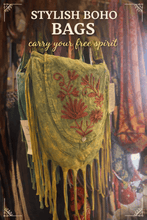 Load image into Gallery viewer, Boho Embroidered Tassle Bag