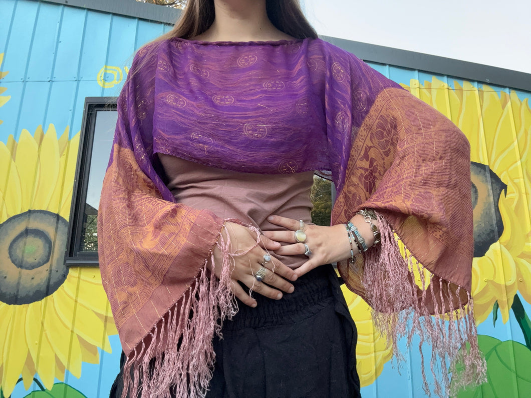 Handmade Boho Shawl Top Style 12