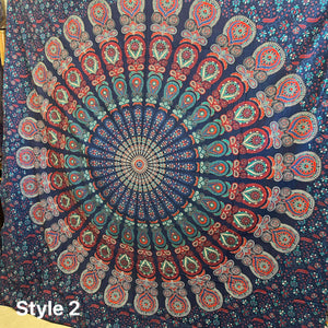 Queen Mandala Bed Throws / Wall Hangings / Couch Cover