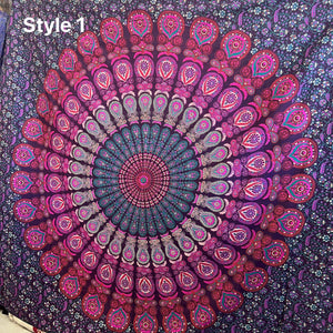 Queen Mandala Bed Throws / Wall Hangings / Couch Cover