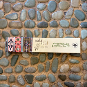 Native Soul Sweetgrass & Yerba Santa Incense Sticks