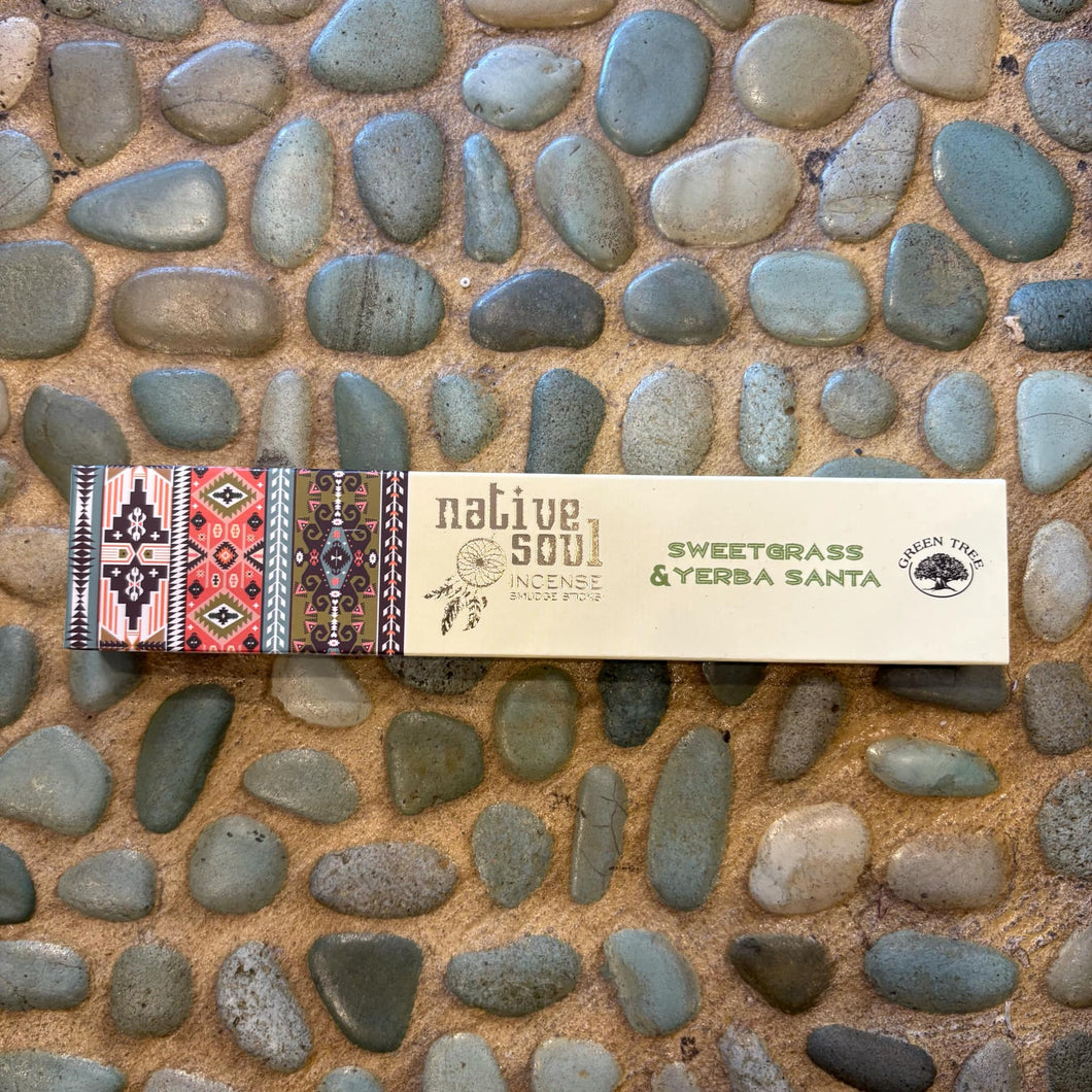 Native Soul Sweetgrass & Yerba Santa Incense Sticks