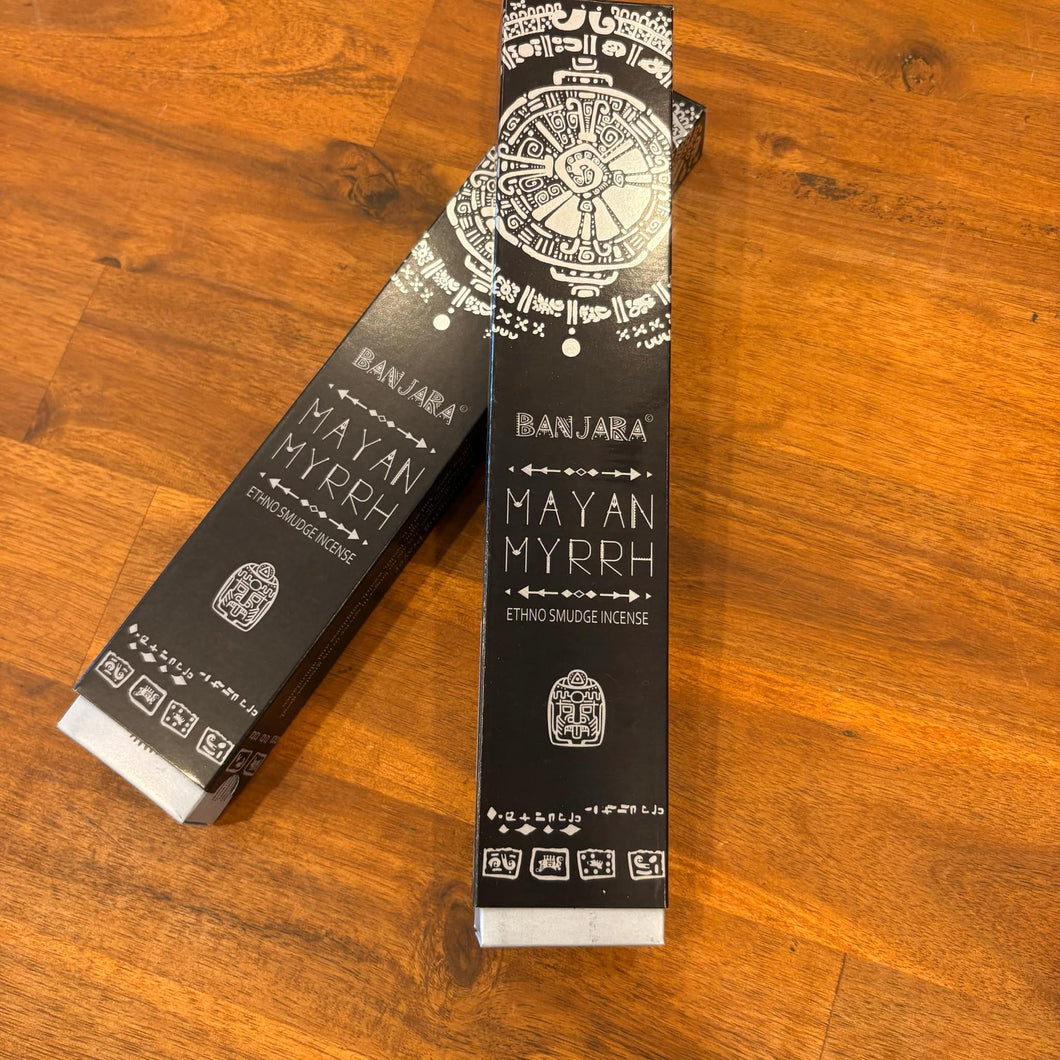 Banjara Mayan Myrrh Incense Sticks