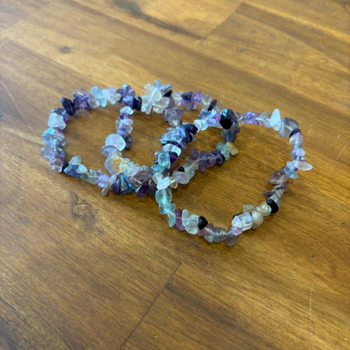 Fluorite Chip Bracelet