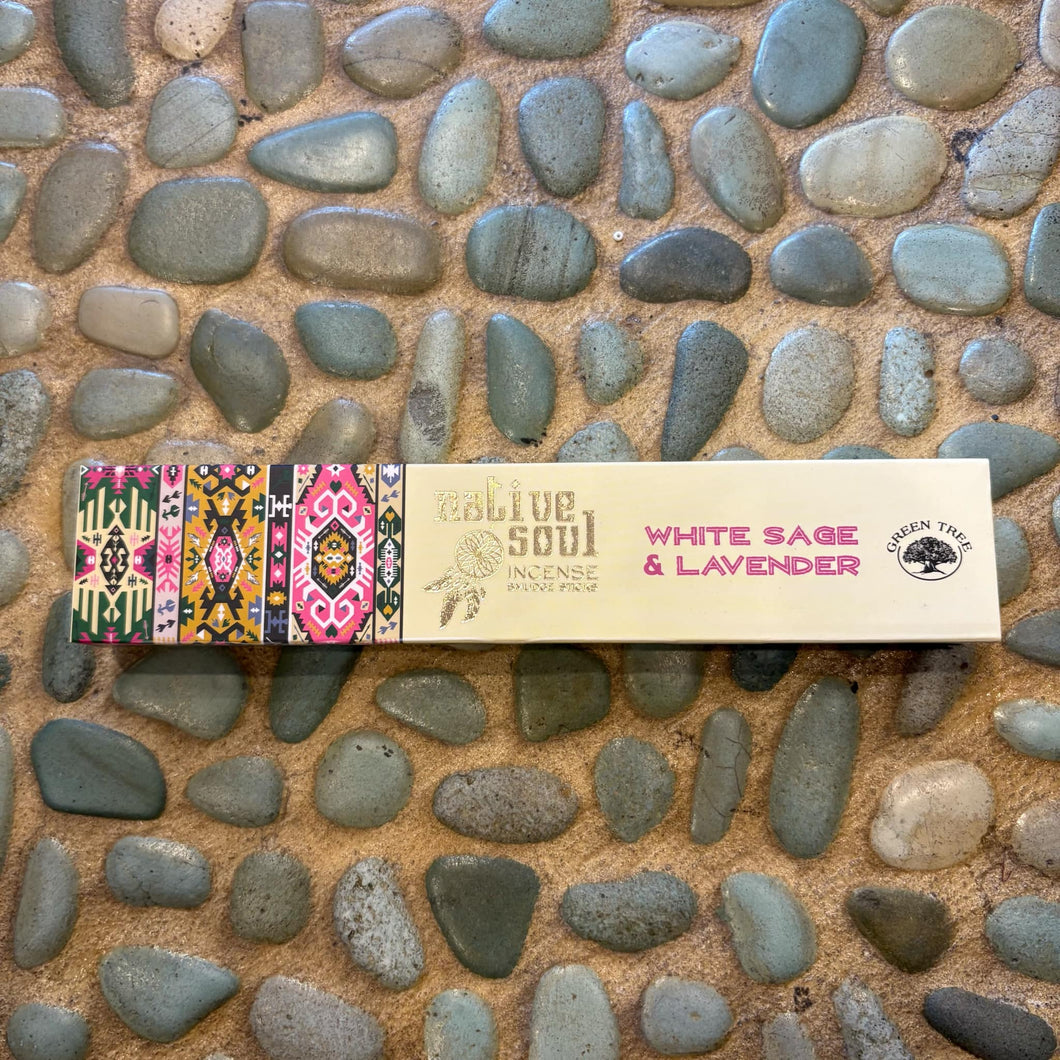 Native Soul White Sage & Lavender Incense Sticks