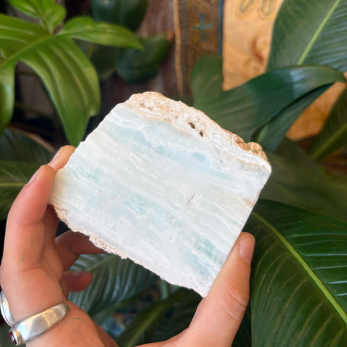 Caribbean Calcite Slab #2 ~ Grounding ~ healing ~ calming