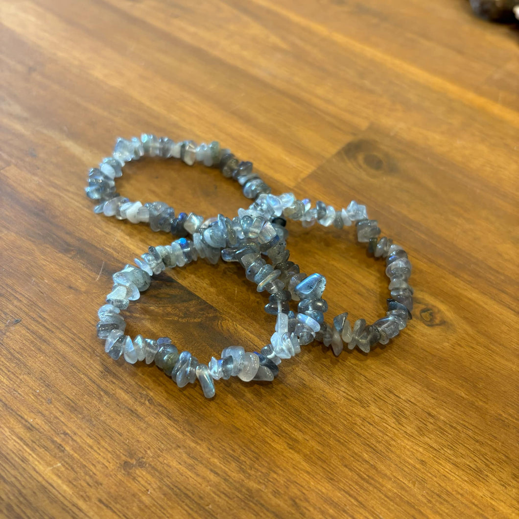 Labradorite Chip Bracelet
