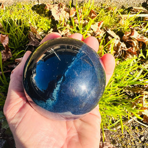 Vivianite Sphere - stone of Peace, Love, Compassion, Caring and Spiritual Illumination