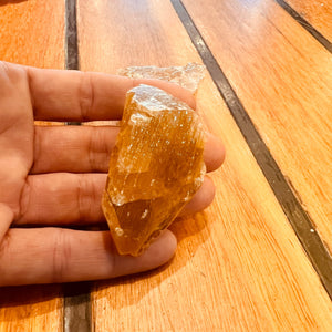 Honey Calcite Rough Raw Chunks